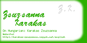 zsuzsanna karakas business card